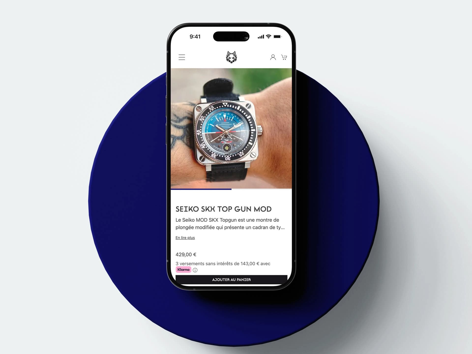 Mockup iPhone Inari - Produit