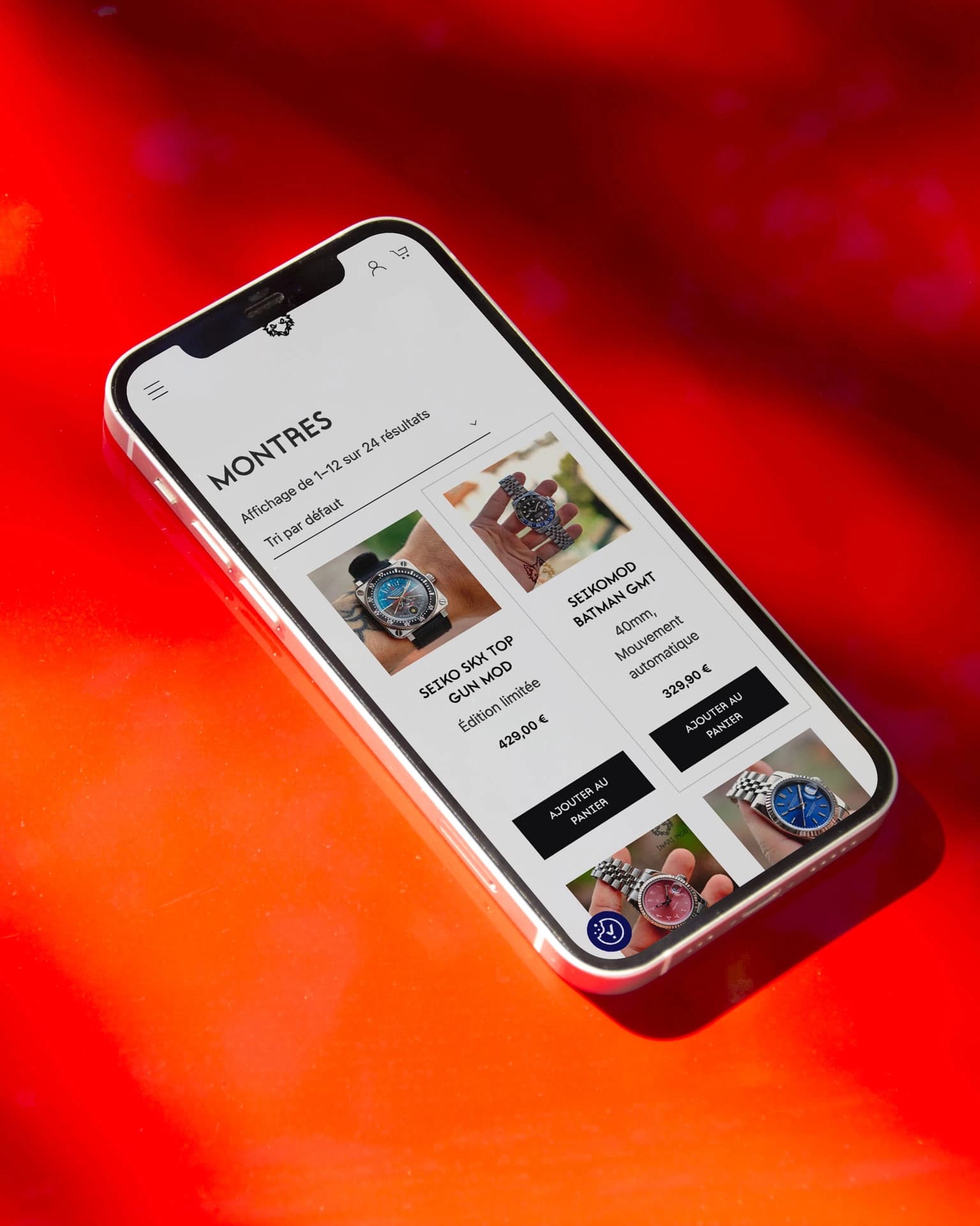 Mockup iPhone Inari - Produits
