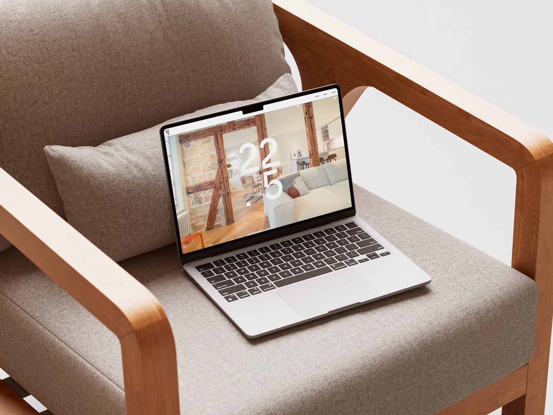 Mockup 22point5 - Accueil