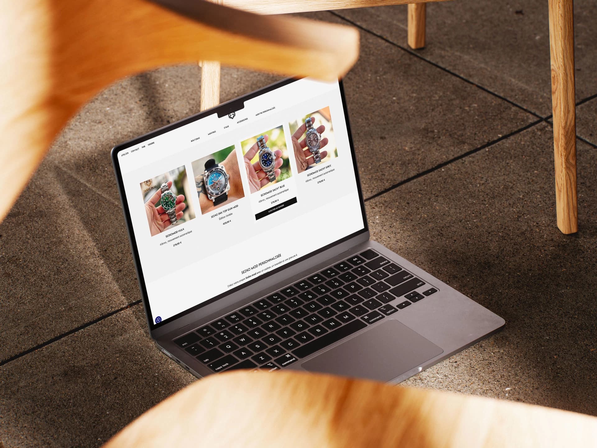 Mockup Inari - Produits